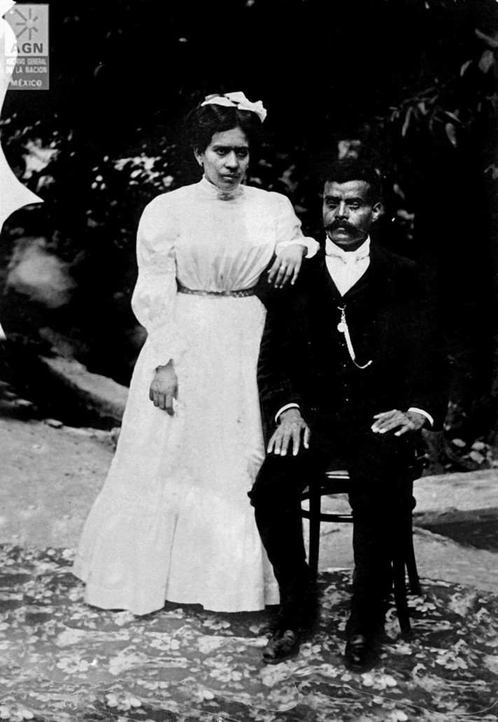 Zapata y su esposa Josefa © Archivo General de la Nación