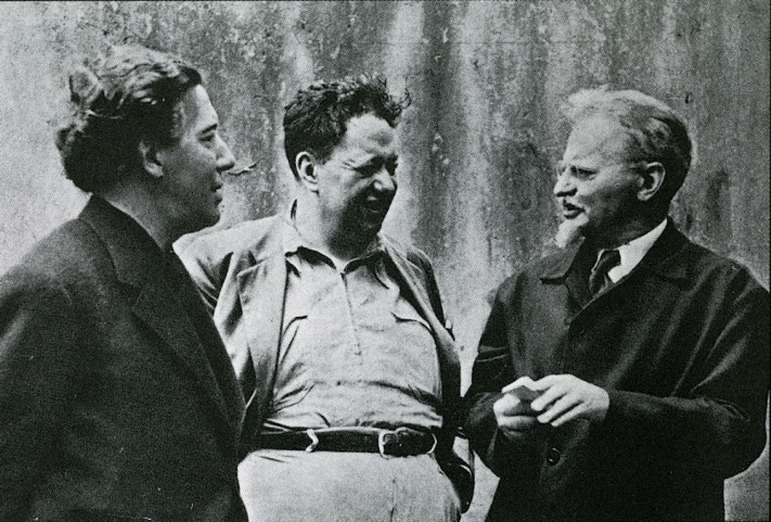 Trotsky y Diego Rivera